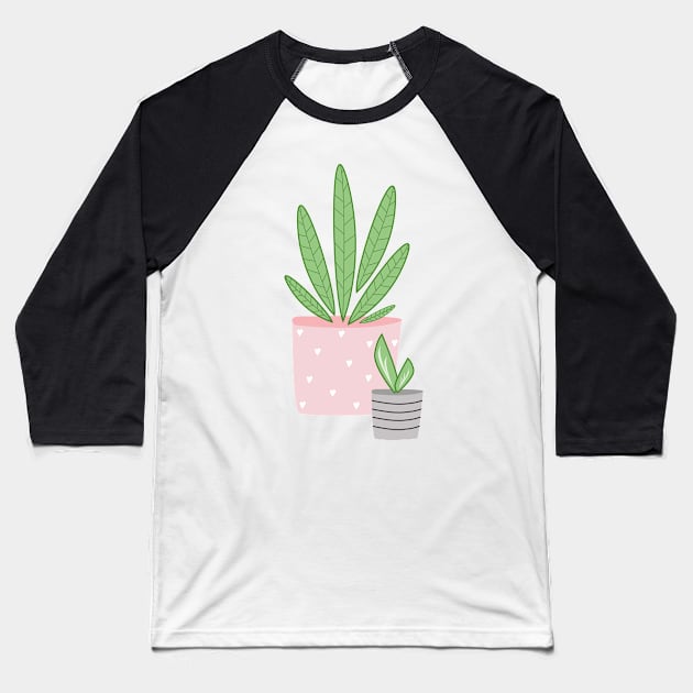 Plant life Baseball T-Shirt by ColorsHappiness